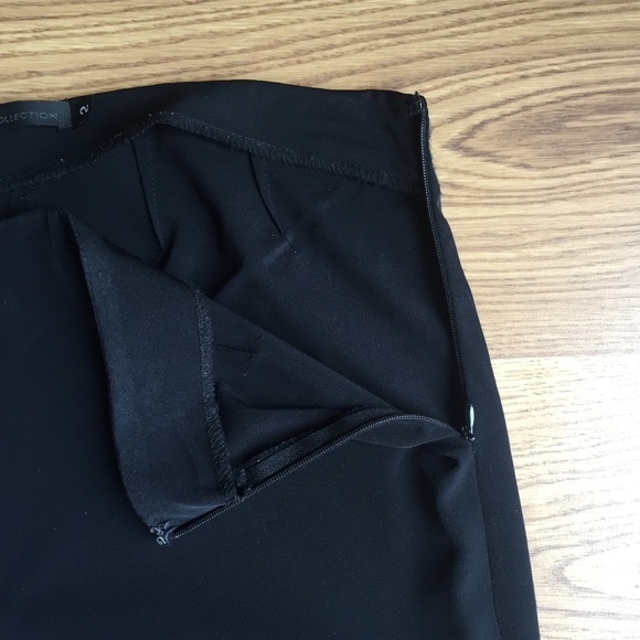 Vintage Guess Collection Black Pant w/ Side Slit 2 - Picture 5 of 9